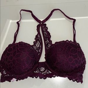 Victoria’s Secret PINK maroon bra